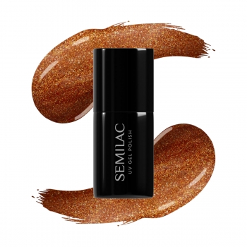 Semilac Lakier hybrydowy 944 Glazed Cinnamon 7 ml